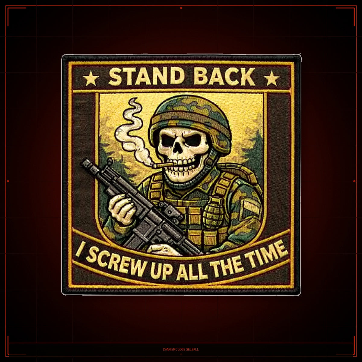Stand Back Patch