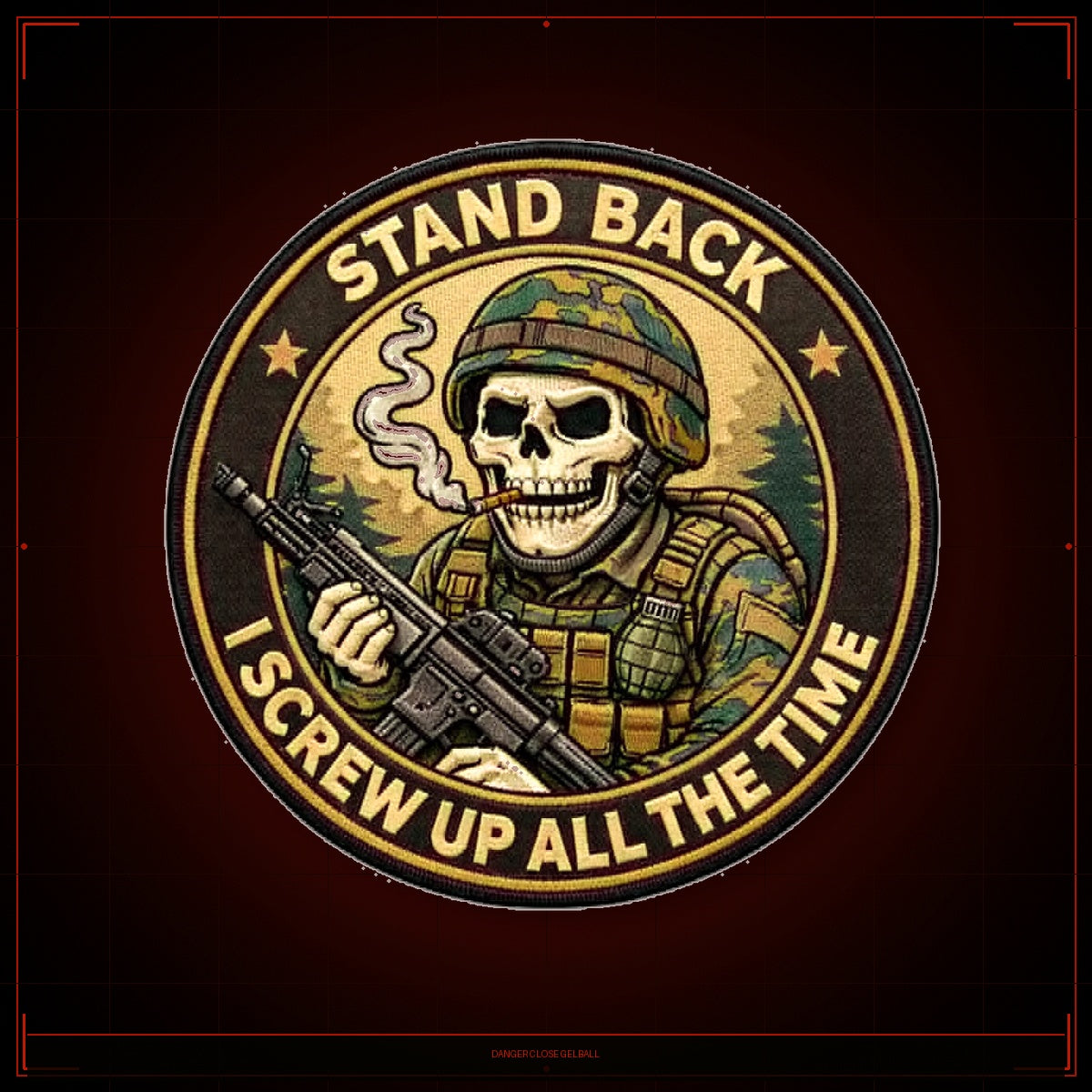 Stand Back Patch