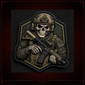 Skull Operator Patch Hex