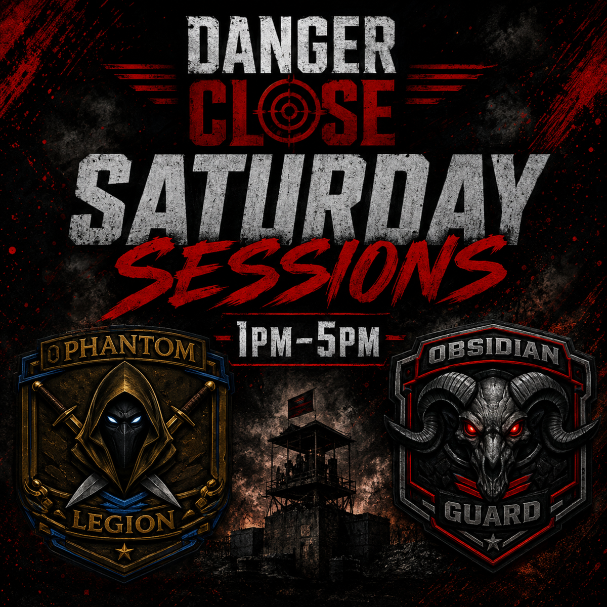 Danger Close Saturdays Half Day Afternoon session